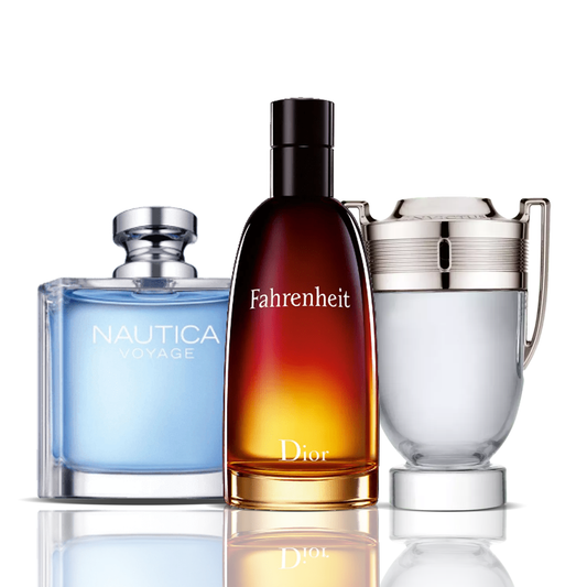 Conjunto de 3 Perfumes | Nautica + Fahrenheit + Invictus 100 ml